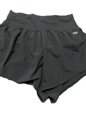 ⭐️DSG Athletic Black Running Shorts Built-In Liner Girls  Medium 10-12